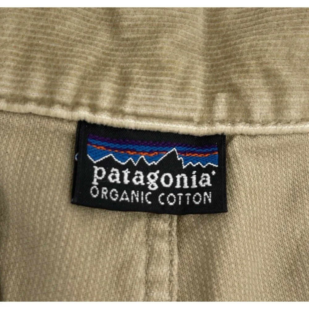 Patagonia Corduroy Cargo Shorts Mens 34 Beige‎ Style 57640